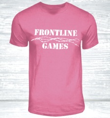 Frontline Games T-Shirt - v2 - Pink - Mens